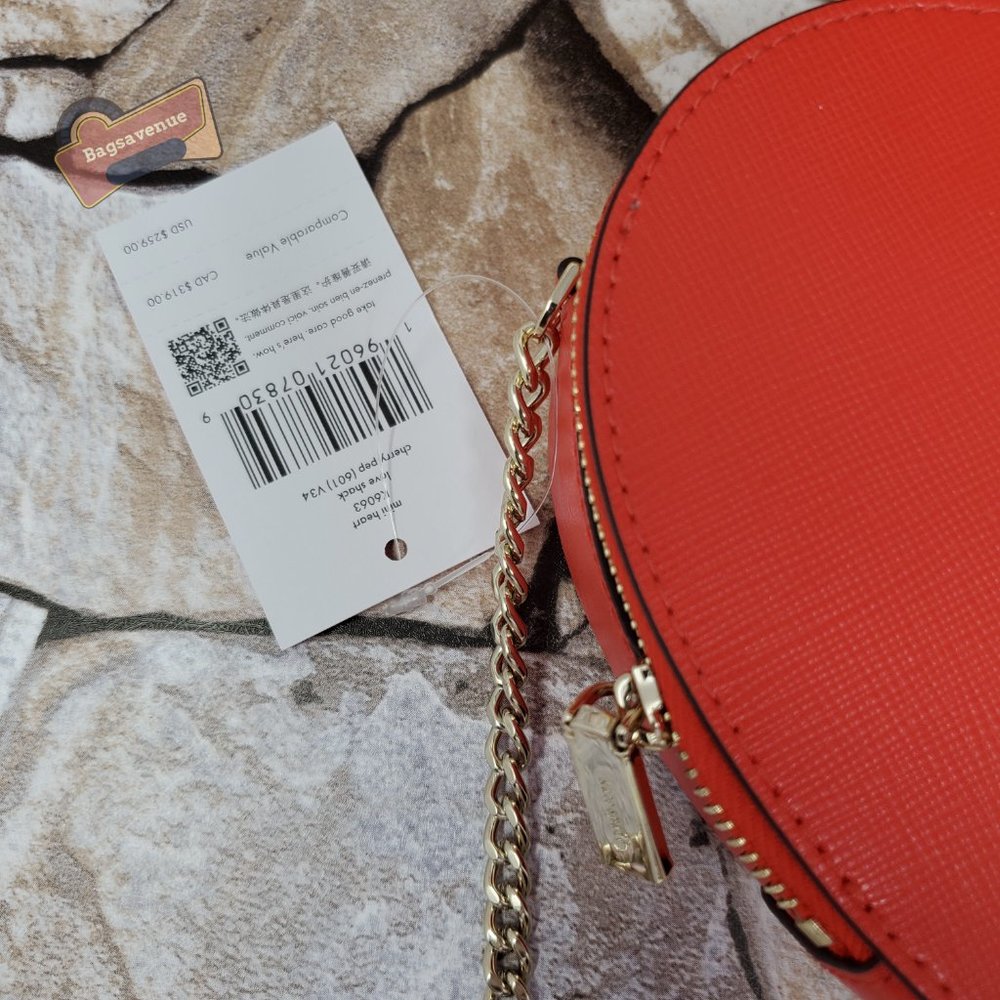 #bagsavenue fast ship  Cherry Pepper Red Love Shack Mini valentine kate spade - Picture 6 of 8